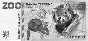 Panda Červená